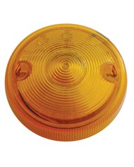 (CARD) 15 AMBER LED 3" DUAL FUNCTION SINGLE FACE LIGHT/ LIGHT ONLY - AMBER LENS