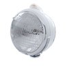 UP31538-Chrome Guide 682-C Style Headlight 6014 & LED Turn Signal - Clear Lens