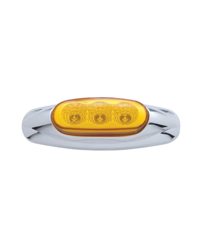 3 LED REFLECTOR MARKER LIGHT - AMBER