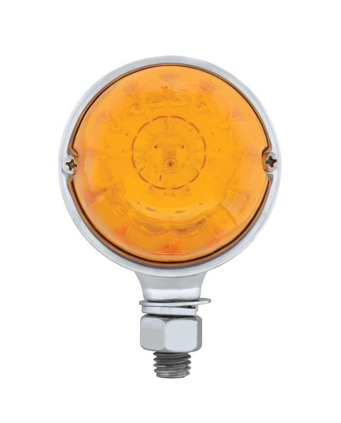 (CARD) 17 AMBER LED WATERMELON SINGLE FACE LIGHT - AMBER LENS (CARD) 17 AMBER LED WATERMELON SINGLE FACE LIGHT - AMBER LENS