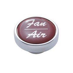 UP23252-"Fan/Air" Dash Knob - Red Glossy Sticker