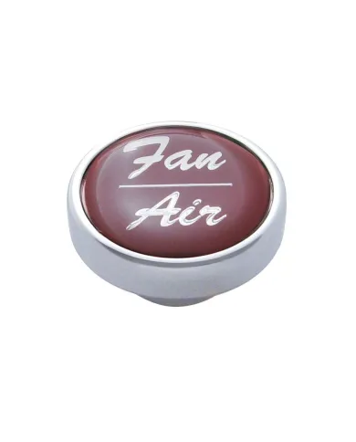 UP23252-"Fan/Air" Dash Knob - Red Glossy Sticker