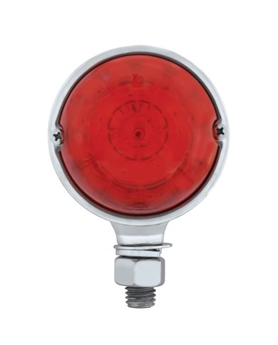 (CARD) 17 RED LED WATERMELON SINGLE FACE LIGHT - RED LENS (CARD) 17 RED LED WATERMELON SINGLE FACE LIGHT - RED LENS