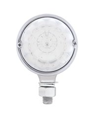 (CARD) 17 AMBER LED WATERMELON SINGLE FACE LIGHT - CLEAR LENS (CARD) 17 AMBER LED WATERMELON SINGLE FACE LIGHT - CLEAR LENS