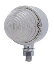 (CARD) 17 AMBER LED BEEHIVES SINGLE FACE LIGHT - CLEAR LENS (CARD) 17 AMBER LED BEEHIVES SINGLE FACE LIGHT - CLEAR LENS