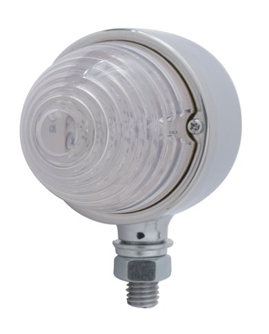 (CARD) 17 RED LED BEEHIVES SINGLE FACE LIGHT - CLEAR LENS (CARD) 17 RED LED BEEHIVES SINGLE FACE LIGHT - CLEAR LENS