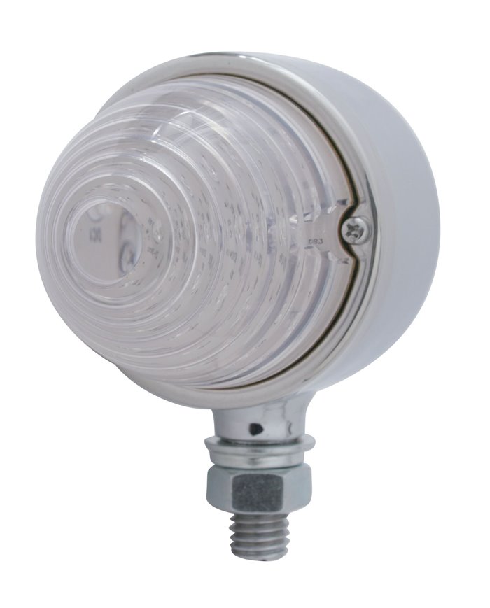 (CARD) 17 RED LED BEEHIVES SINGLE FACE LIGHT - CLEAR LENS (CARD) 17 RED LED BEEHIVES SINGLE FACE LIGHT - CLEAR LENS