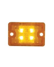 4 LED SMALL ROD LIGHT - AMBER/