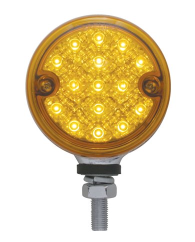 (CARD) 15 AMBER LED 3" REFLECTOR SINGLE FUNCTION SINGLE FACE LIGHT- AMBER LENS (CARD) 15 AMBER LED 3" REFLECTOR SINGLE FUNCTION SINGLE FACE LIGHT- AMBER LENS