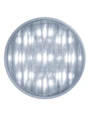 (CARD) 9 WHITE LED 2" ROUND FLAT AUXILIARY/ACCESSORY LIGHT - CHROME LENS (CARD) 9 WHITE LED 2" ROUND FLAT AUXILIARY/ACCESSORY LIGHT - CHROME LENS