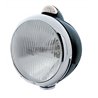 UP31558-Black Guide 682-C Style Headlight H4 & LED Turn Signal - Clear Lens