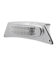 (CARD) CHROME FENDER LIGHT W/ 12 AMBER LED REFLECTOR MARKER LIGHT - CLEAR LENS (CARD) CHROME FENDER LIGHT W/ 12 AMBER LED REFLECTOR MARKER LIGHT - CLEAR LENS