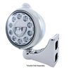 UP31563-Stainless Steel Guide 682-C Headlight 11 LED Bulb & Dual Mode LED Signal-Clear Lens