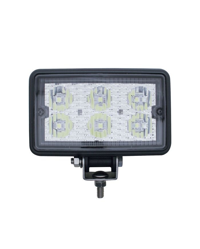 (CARD) 6 HIGH POWER 1 WATT LED RECTANGULAR WORKING LIGHT (CARD) 6 HIGH POWER 1 WATT LED RECTANGULAR WORKING LIGHT