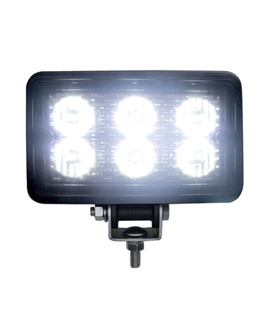 (CARD) 6 HIGH POWER 1 WATT LED RECTANGULAR WORKING LIGHT (CARD) 6 HIGH POWER 1 WATT LED RECTANGULAR WORKING LIGHT
