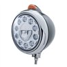 UP31564-Black Guide 682-C Headlight 11 LED Bulb & Dual Mode LED Signal - Amber Lens