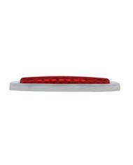 (CARD) 16 RED LED RETRO CLEARANCE/MARKER LIGHT W/ CHROME FLUSH MOUNT BEZEL - RED LENS (CARD) 16 RED LED RETRO CLEARANCE/MARKER LIGHT W/ CHROME FLUSH MOUNT BEZEL - RED LENS