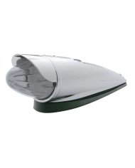 (CARD) 19 AMBER LED GRAKON 1000 STYLE WATERMELON CAB LIGHT W/ VISOR - CLEAR LENS (CARD) 19 AMBER LED GRAKON 1000 STYLE WATERMELON CAB LIGHT W/ VISOR - CLEAR LENS