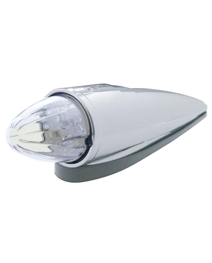 (CARD) 19 AMBER LED GRAKON 1000 STYLE WATERMELON CAB LIGHT - CLEAR LENS (CARD) 19 AMBER LED GRAKON 1000 STYLE WATERMELON CAB LIGHT - CLEAR LENS