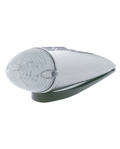 (CARD) 19 AMBER LED GRAKON 1000 STYLE BEEHIVE CAB LIGHT - CLEAR LENS (CARD) 19 AMBER LED GRAKON 1000 STYLE BEEHIVE CAB LIGHT - CLEAR LENS