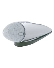 (CARD) 19 AMBER LED GRAKON 1000 STYLE BEEHIVE CAB LIGHT - CLEAR LENS