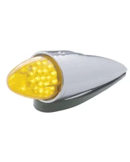 (CARD) 19 AMBER LED GRAKON 1000 STYLE REFLECTOR/CLEAR CAB LIGHT - AMBER LENS (CARD) 19 AMBER LED GRAKON 1000 STYLE REFLECTOR/CLEAR CAB LIGHT - AMBER LENS