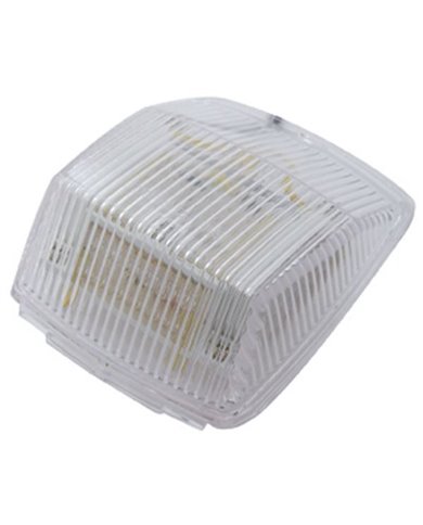 (CARD) 36 AMBER LED RECTANGULAR CAB LIGHT - CLEAR LENS (CARD) 36 AMBER LED RECTANGULAR CAB LIGHT - CLEAR LENS