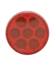 (CARD) 7 RED LED 2" REFLECTOR CLEARANCE/MARKER LIGHT - RED LENS (CARD) 7 RED LED 2" REFLECTOR CLEARANCE/MARKER LIGHT - RED LENS