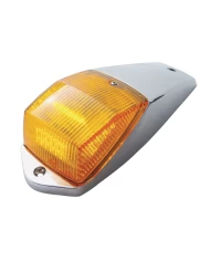 (CARD) 36 AMBER LED CAB LIGHT KIT WITH CHROME PLASTIC HOUSING - AMBER LENS (CARD) 36 AMBER LED CAB LIGHT KIT WITH CHROME PLASTIC HOUSING - AMBER LENS