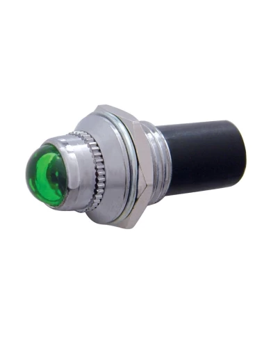 (2/CARD) MINI PILOT LIGHT - GREEN (2/CARD) MINI PILOT LIGHT - GREEN