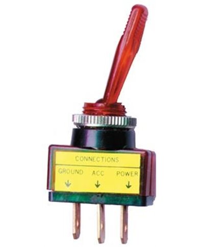 (BULK) GLOW TOGGLE SWITCH - RED (BULK) GLOW TOGGLE SWITCH - RED