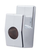 (2/CARD) CHROME PETERBILT SLEEPER CURTAIN HOOK (2/CARD) CHROME PETERBILT SLEEPER CURTAIN HOOK