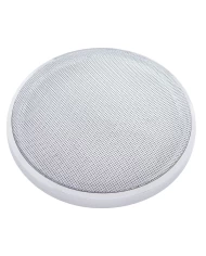 (2/CARD) CHROME PLASTIC 6 1/2" ROUND PETERBILT SPEAKER COVER (2/CARD) CHROME PLASTIC 6 1/2" ROUND PETERBILT SPEAKER COVER