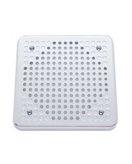 (2/CARD) CHROME PLASTIC 5 5/8" SQUARE KENWORTH SPEAKER COVER (2/CARD) CHROME PLASTIC 5 5/8" SQUARE KENWORTH SPEAKER COVER