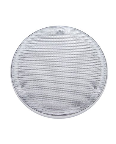 (2/CARD) CHROME PLASTIC KENWORTH 6 3/4" ROUND SPEAKER COVER (2/CARD) CHROME PLASTIC KENWORTH 6 3/4" ROUND SPEAKER COVER