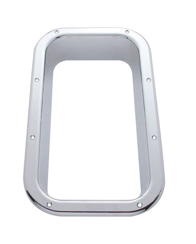 (CARD) CHROME PLASTIC KENWORTH INTERIOR VIEW WINDOW TRIM