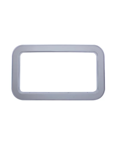 (SKPK) CHROME PLASTIC KENWORTH EXTERIOR VIEW WINDOW TRIM W/ SEALANT (SKPK) CHROME PLASTIC KENWORTH EXTERIOR VIEW WINDOW TRIM W/ SEALANT