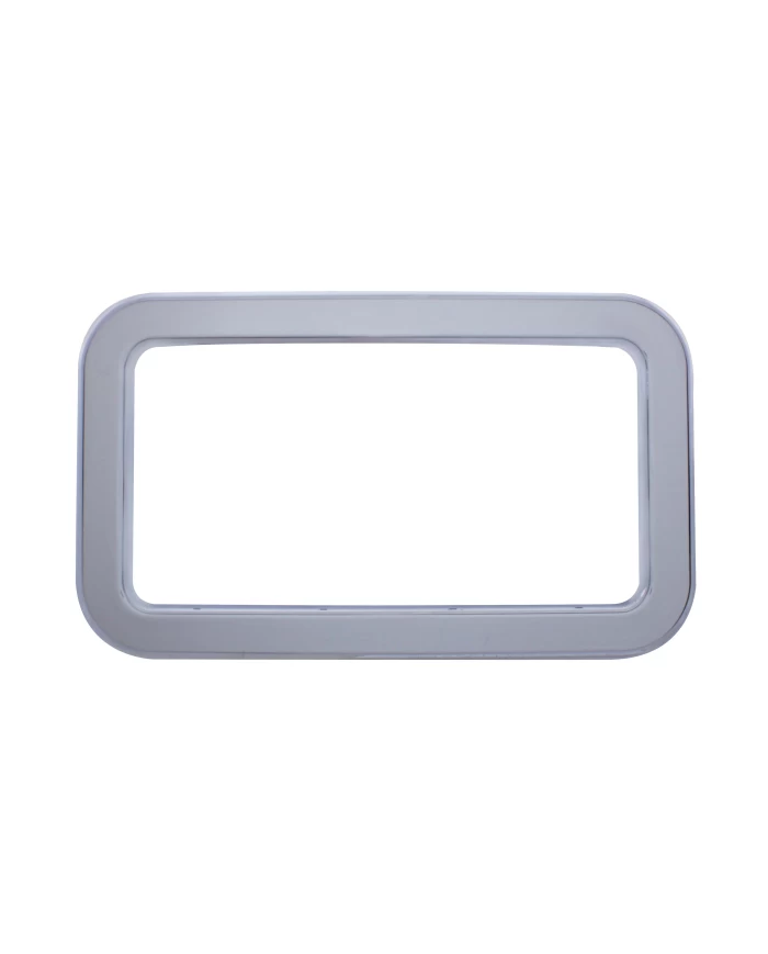 (SKPK) CHROME PLASTIC KENWORTH EXTERIOR VIEW WINDOW TRIM W/ SEALANT