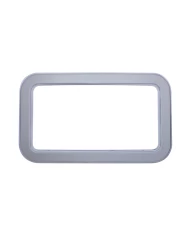 (SKPK) CHROME PLASTIC KENWORTH EXTERIOR VIEW WINDOW TRIM W/ SEALANT