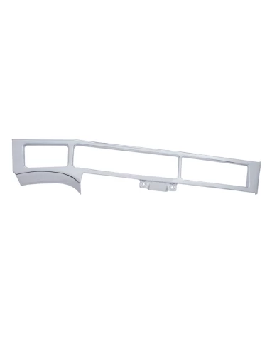 (CARD) CHROME PLASTIC FREIGHTLINER RIGHT LOWER DASH INSERT (CARD) CHROME PLASTIC FREIGHTLINER RIGHT LOWER DASH INSERT