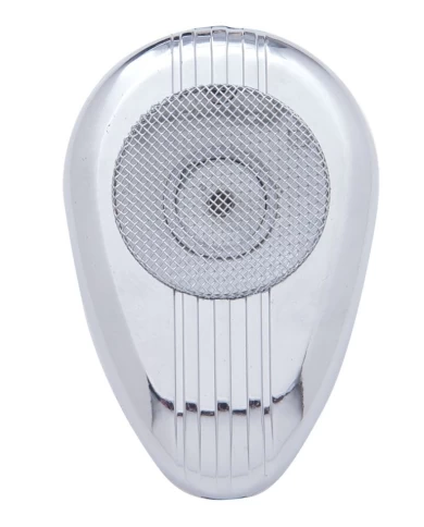 (CARD) CHROME PLASTIC C.B. MICROPHONE COVER - ROAD KING 56 (CARD) CHROME PLASTIC C.B. MICROPHONE COVER - ROAD KING 56