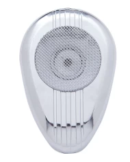 (CARD) CHROME PLASTIC C.B. MICROPHONE COVER - ROAD KING 56 (CARD) CHROME PLASTIC C.B. MICROPHONE COVER - ROAD KING 56