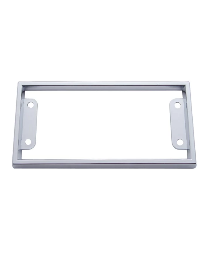 (CARD) CHROME PLASTIC KENWORTH PARKING BRAKE PANEL TRIM