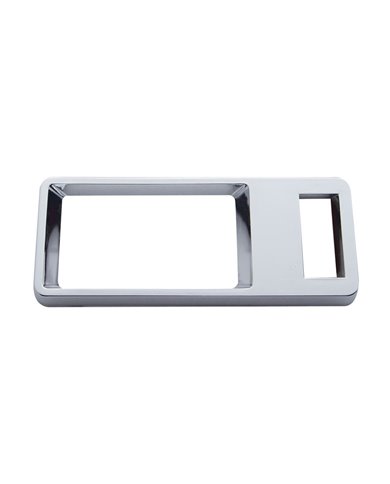 (BULK) CHROME PLASTIC KENWORTH HEATER & A/C VENT COVER - 2 HOLE (BULK) CHROME PLASTIC KENWORTH HEATER & A/C VENT COVER - 2 HOLE