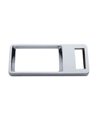 (BULK) CHROME PLASTIC KENWORTH HEATER & A/C VENT COVER - 2 HOLE