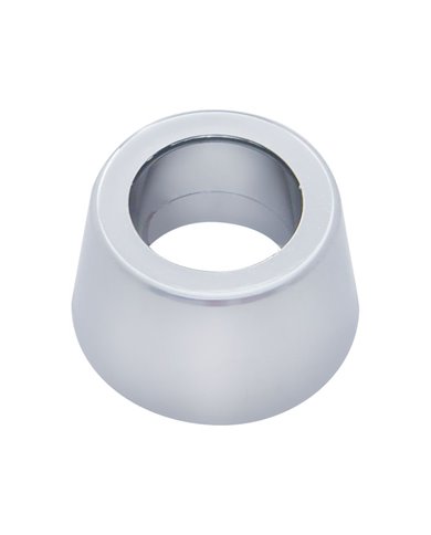 (BULK) CHROME PLASTIC ROUND TURN SIGNAL COVER (BULK) CHROME PLASTIC ROUND TURN SIGNAL COVER