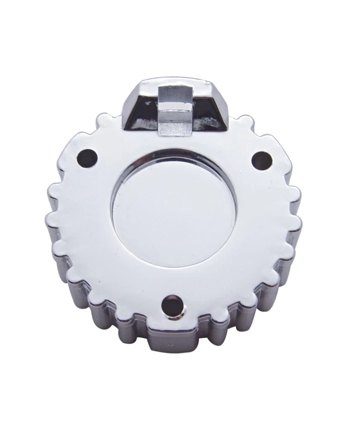 (CARD) CHROME PLASTIC SMALL COMPUTER DIAGNOSTIC PORT COVER - PLAIN