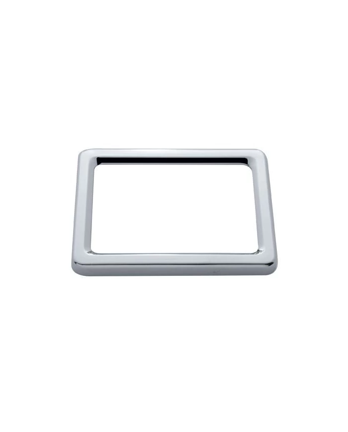(CARD) CHROME PLASTIC KENWORTH CENTER MANUAL TRANSMISSION INDICATOR BEZEL