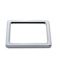 (CARD) CHROME PLASTIC KENWORTH CENTER MANUAL TRANSMISSION INDICATOR BEZEL