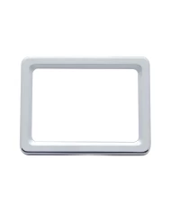 (BULK) CHROME PLASTIC KENWORTH CENTER MANUAL TRANSMISSION INDICATOR BEZEL (BULK) CHROME PLASTIC KENWORTH CENTER MANUAL TRANSMISSION INDICATOR BEZEL